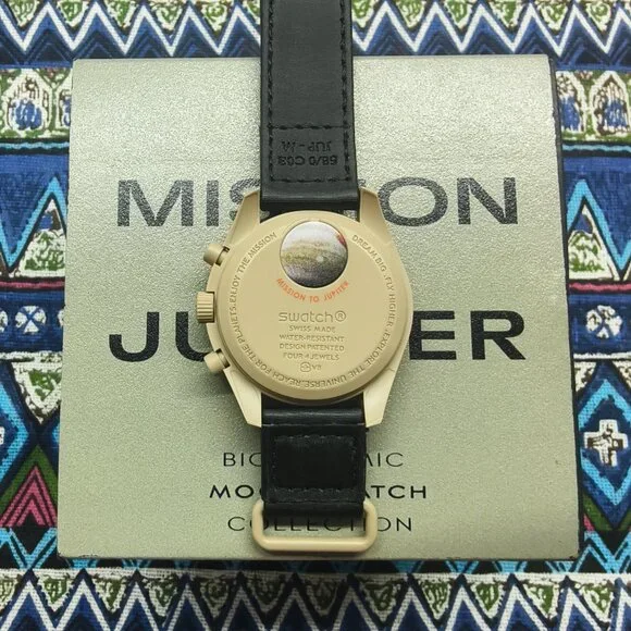 🌟POSH FRESH🌟 Omega X Swatch MoonSwatch Mission to Jupiter Watch - Picture 2 of 5